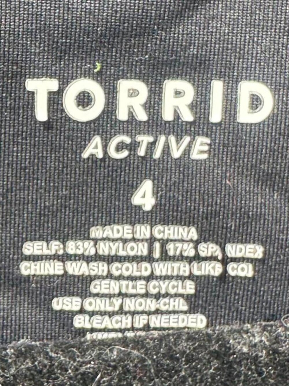 Torrid Galaxy Sports Bra Black Red Size 4 - Picture 3 of 3